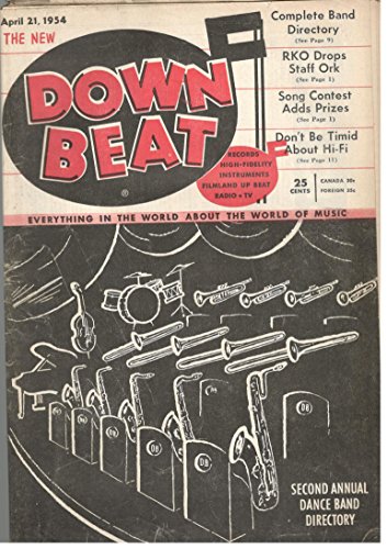 April 21 1954 Down Beat Magazine (Dance Band Directory)