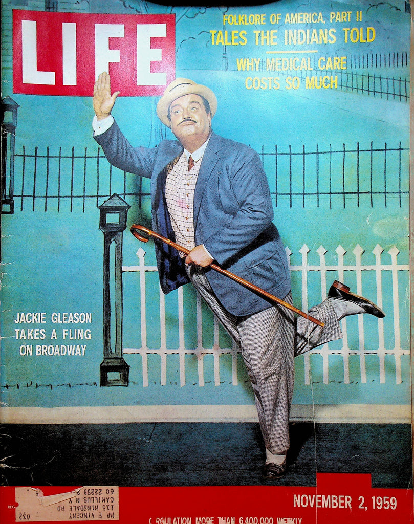 Life Magazine November 2 1959 Jackie Gleason