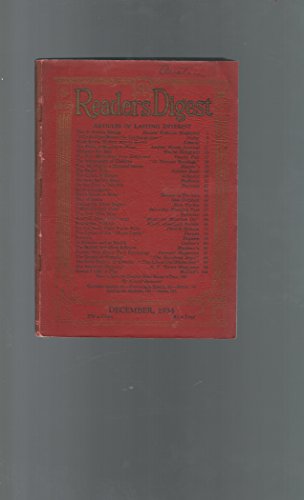 Reader's Digest December 1934