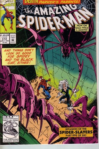 THE AMAZING SPIDER-MAN, VOL 1 #372 (COMIC BOOK): INVASION OF THE SPIDER-SLAYERS, PART FIVE OF SIX!