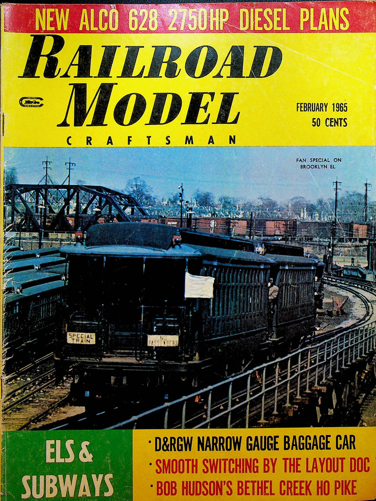 Railroad Model Craftsman Magazine February 1965