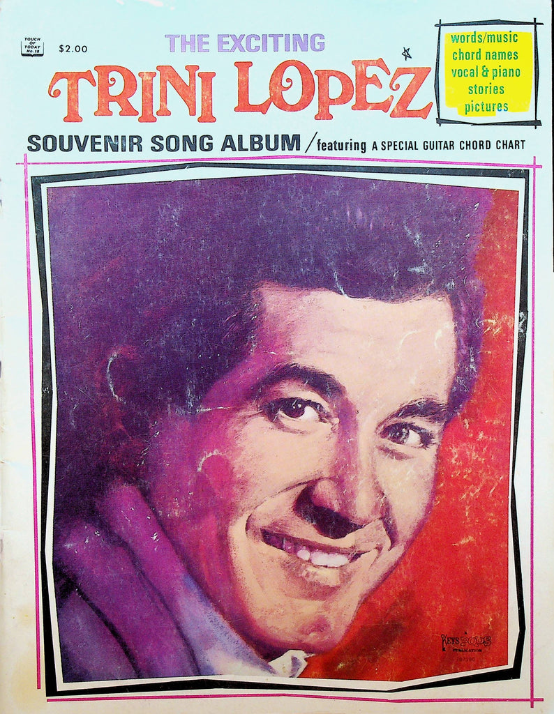 The Exciting Trini Lopez Souvenir Song Album Songbook 1964
