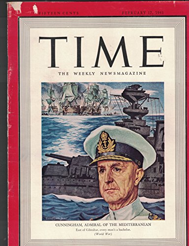 February 17 1941 Time Magazine Admiral Cunningham