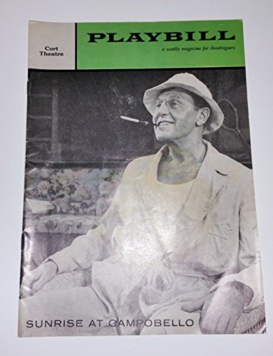 Sunrise at Campobello. Playbill for the Cort Theatre.
