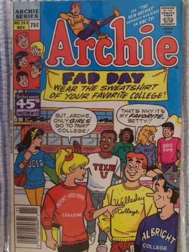 Archie Comic Book (The Right Spirit, 353)