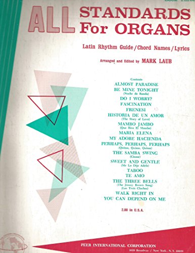 All Standards for Organ Book 3 Arranged by Mark Laub