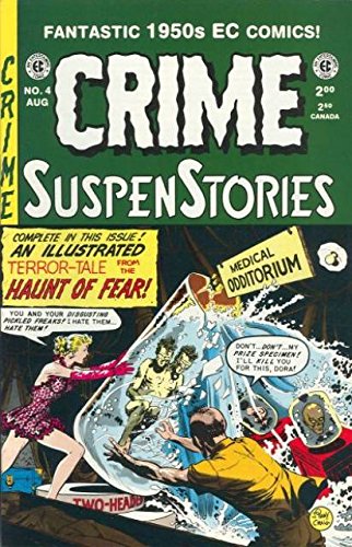 CRIME SUSPENSTORIES Comic Book #4 (1950'S Pre-Code EC reprint)