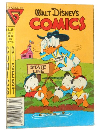 Gladstone Walt Disney's Comics Digest No 1. Volume 1, December 1986