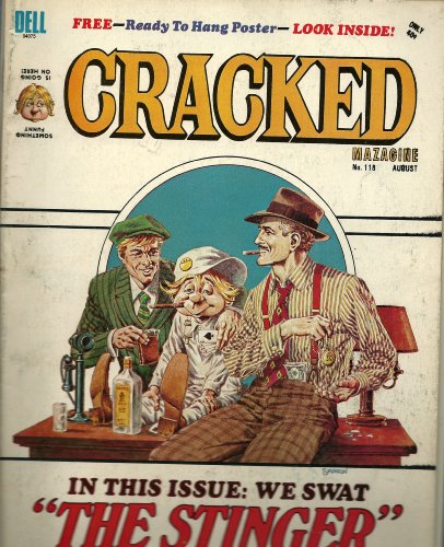 mag: CRACKED... #118... 8/74... The Stinger (The Sting with Newman & Redford)... Ready to hang poster...