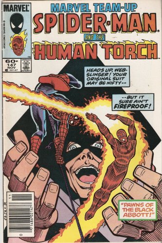 Marvel Team-up #147 Featuring Spider-man and the Human Torch November 1984