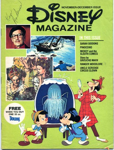 disney magazine november december issue 1976 groucho marx uncle scrooge