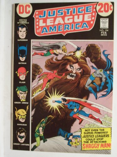 Justice League of America Comic Book (The Shaggy Man Will Get You if You Don't Watch Out, 104)