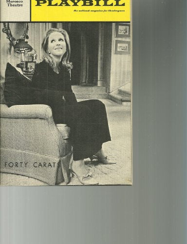 1968 Playbill- Julie Harris in Forty Carats (Premiere Performance)