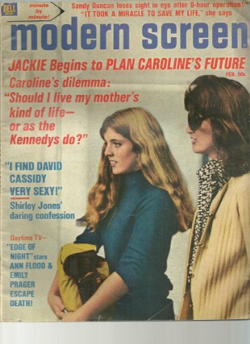 Feb 1972 Modern Screen Magazine (Caroline & Jackie Kennedy)