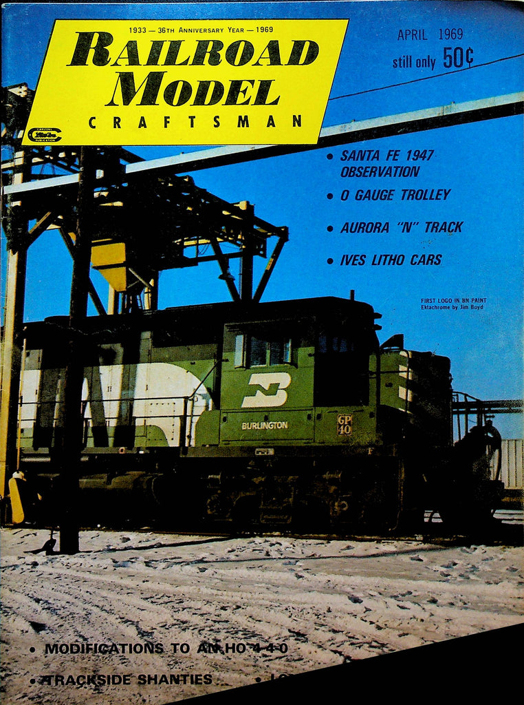 Railroad Model Craftsman Magazine April 1969
