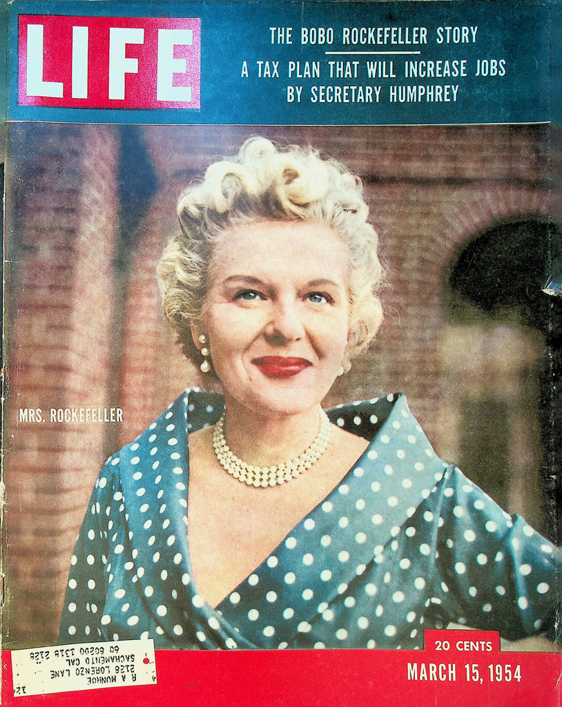 Life Magazine March 15 1954 Eleanor Roosevelt