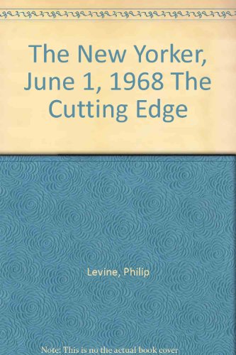 The New Yorker, June 1, 1968 "The Cutting Edge"