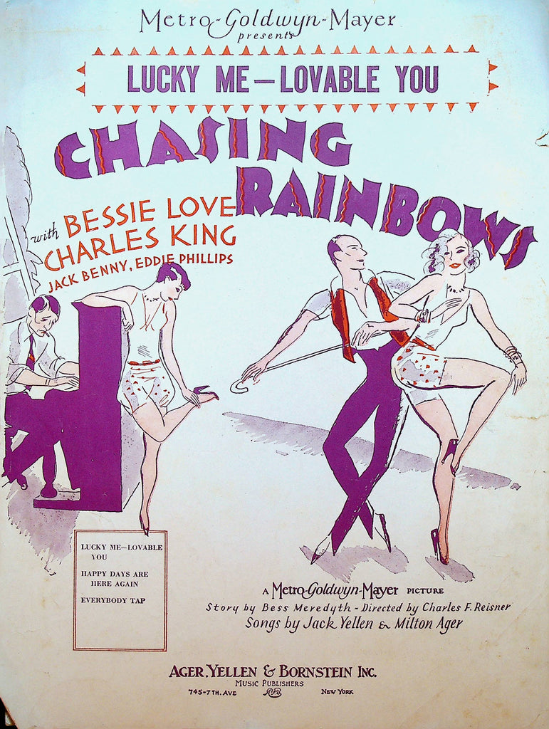 Lucky Me Lovable You Sheet Music Chasing Rainbows