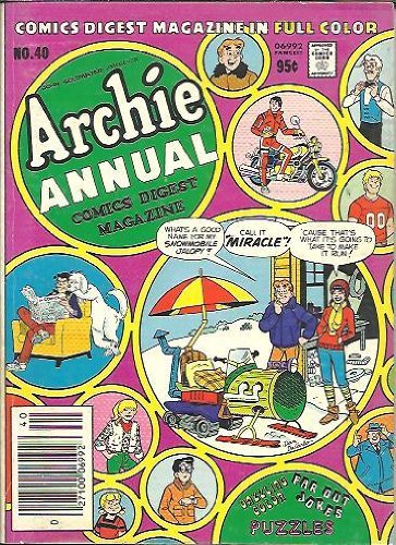 Archie Annual Comics Digest Magazine No.40, 1982