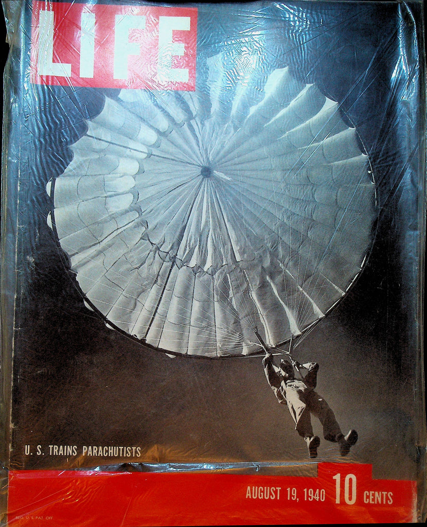 Life Magazine August 19 1940 Parachute