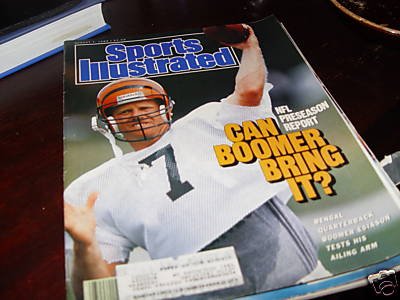 Sports Illustrated 1989 August 7 Boomer Esiason bengals