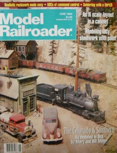 Model Railroader Magazine, June 1993, Single Issue