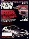 Motor Trend Magazine August 1975 (Highway Robbery! How congress plans to limit MPG-Millions lost in NOx Fiasco!)