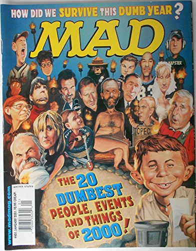 Mad Magazine # 401 January 2001 (How Did We Survive This Dumb Year?)