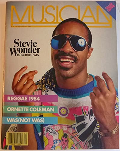 February 1984 Musician Magazine- Stevie Wonder