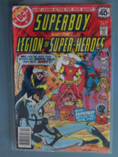 Superboy and the Legion of Super-Heroes Comic Book (Will the Last one to Leave Mercury Please close the Planet?, 246)