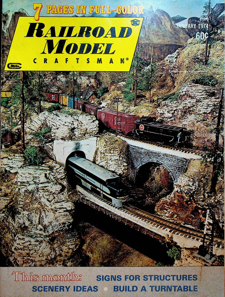 Railroad Model Craftsman Magazine January 1974
