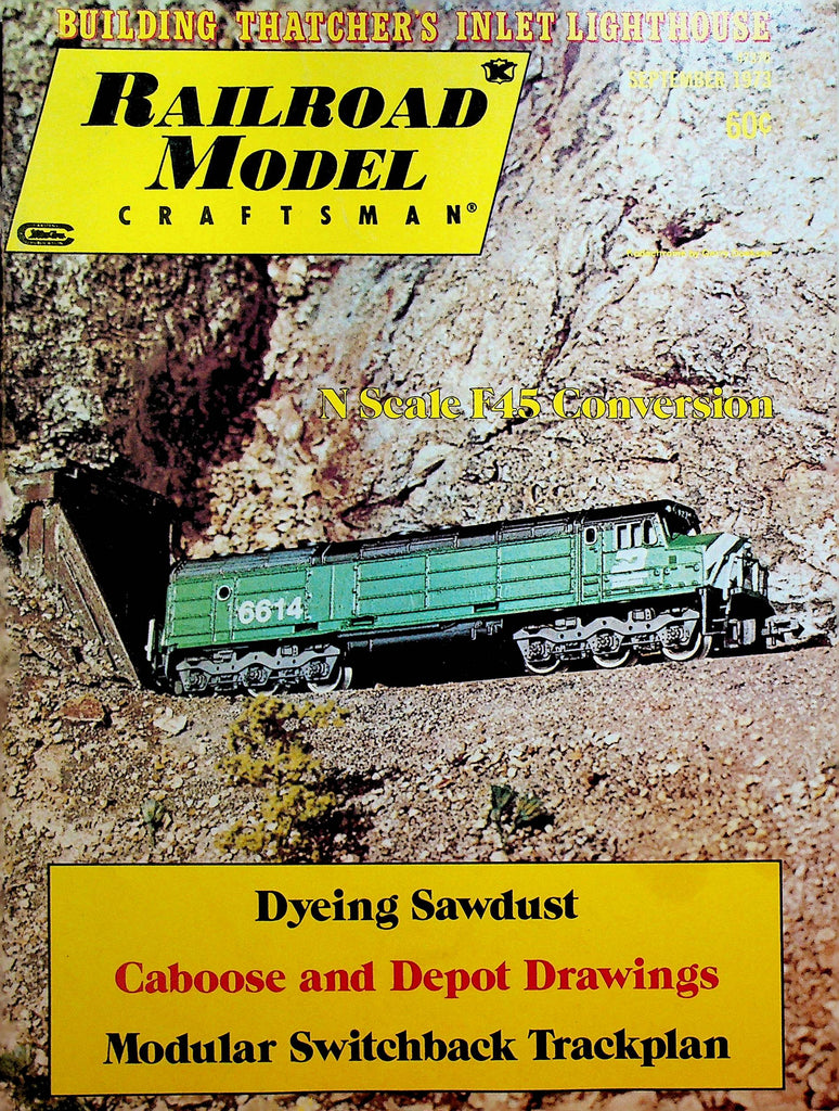 Railroad Model Craftsman Magazine September 1973