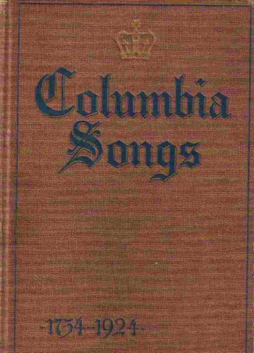 Columbia Songs 1754-1924
