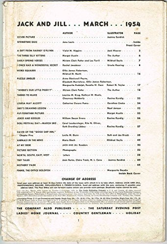 JACK AND JILL, March 1954, Volume 16, Number 5.