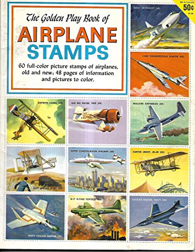 Golden Play Book of Airplane Stamps
