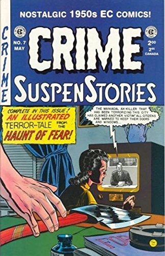 CRIME SUSPENSTORIES Comic Book #7 (1950'S Pre-Code EC reprint)