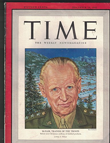 Time Magazine December 28 1942 McNair Trainer of the Troops