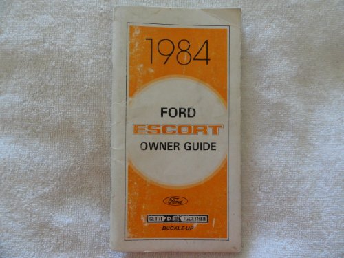 1984 Ford Escort Owners Manual