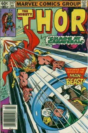 Thor #317 "Man-Beast Appearance"