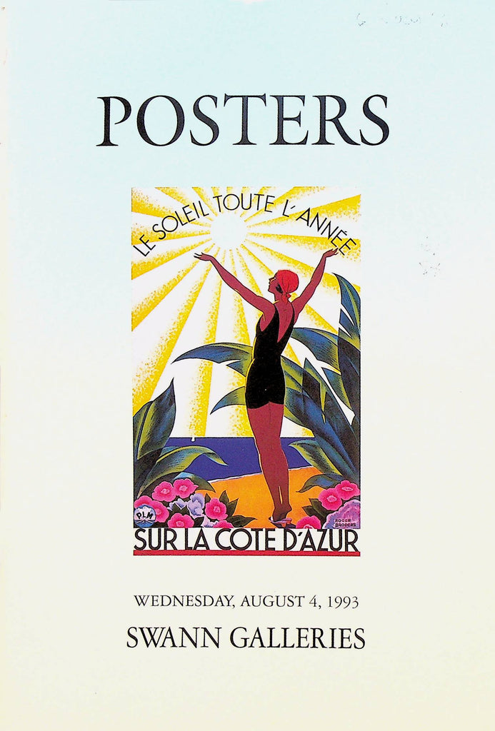 Posters Swann Galleries Auction Catalog August 4 1993