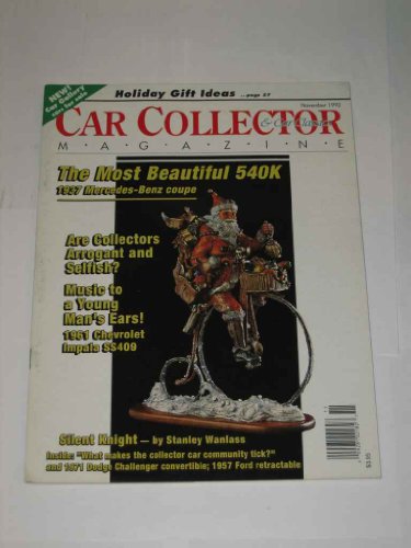 Car Collector Magazine November 1992 1937 Mercedes-Benz