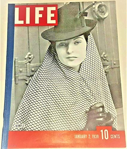 Life Magazine - January 2, 1939 -- Cover: Wimple