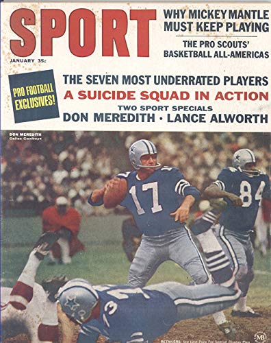 Sport Magazine January 1967 (Don Meredith on Cover)
