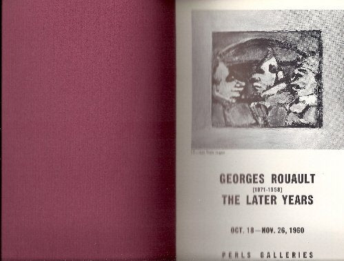 Georges Rouault (1871- 1958): The Later Years / Oct. 18-Nov. 26, 1960