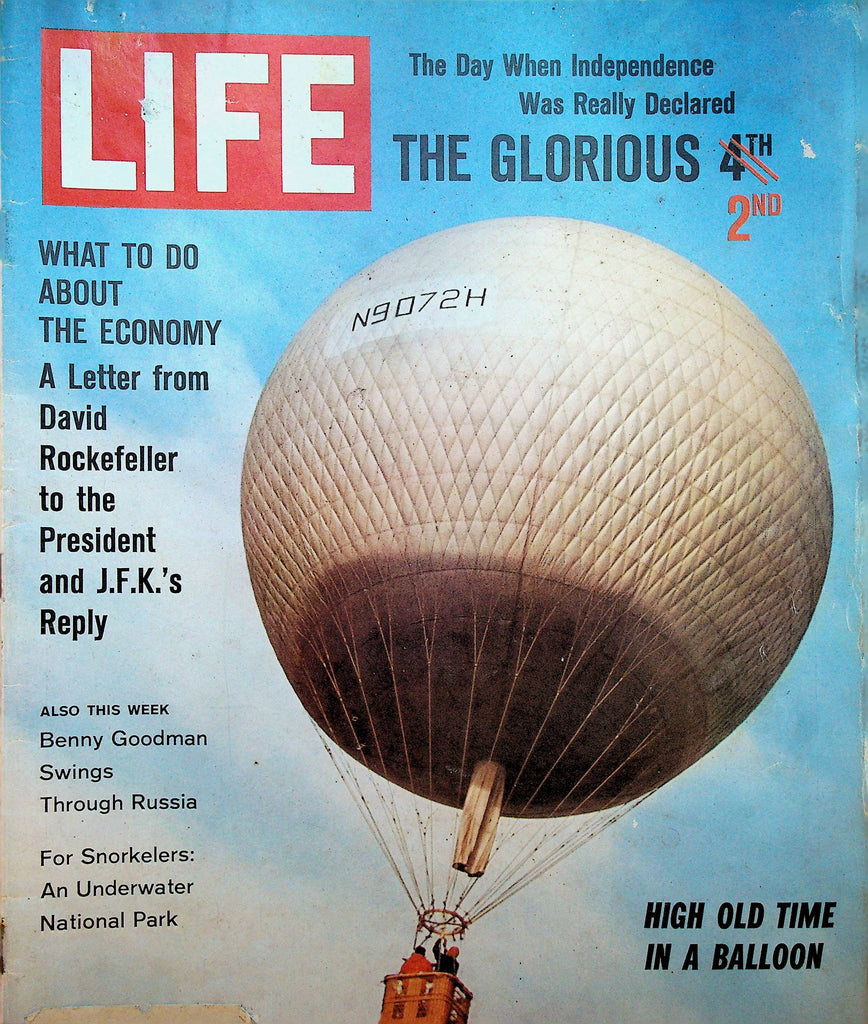 Life Magazine July 6 1962 Hot Air Balloon
