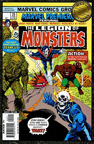 Marvel PREMIERE #28 Milestones (1st LEGION OF MONSTERS Reprint)