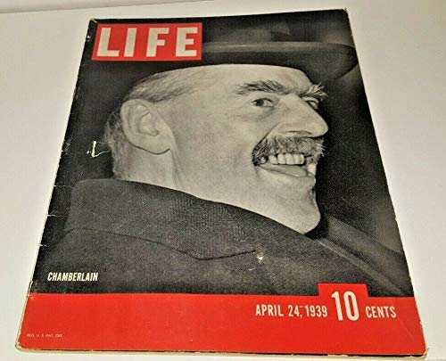 Life Magazine - April 24, 1939 -- Cover: Neville Chamberlain