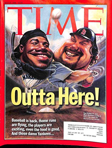 Time Magazine July 27 1998 Outta Here! Baseball is Back Ken Griffey and Mark McGwire Battle it Out