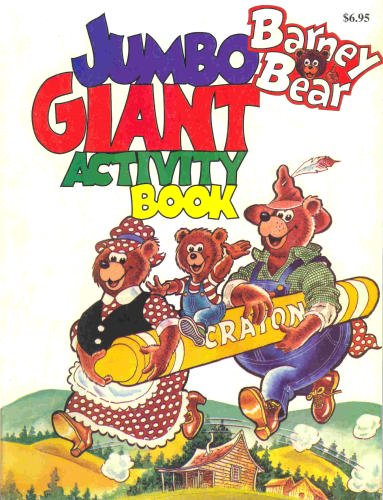 Barney Bear Jumbo Giant Activity Book