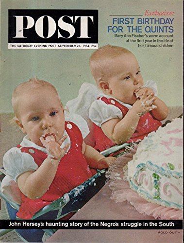 1964 Saturday Evening Post September 26-Fischer Quints;John Hersey's Negroes